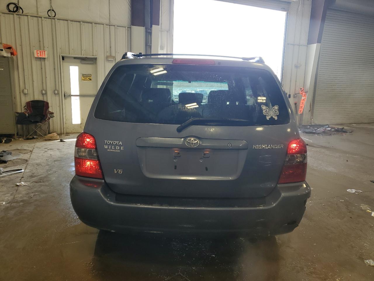 2004 Toyota Highlander VIN JTEGP21A940035540 Copart auction photo, side damage thumbnail 6