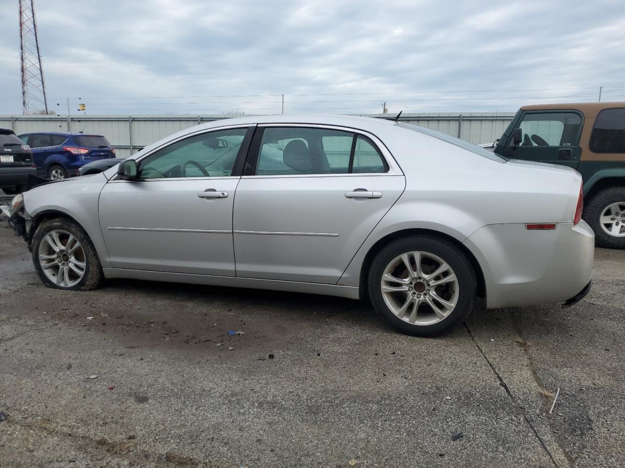 2010 Chevrolet Malibu VIN 1G1ZB5EB9A4145372 Copart auction photo, side / front end damage thumbnail 2