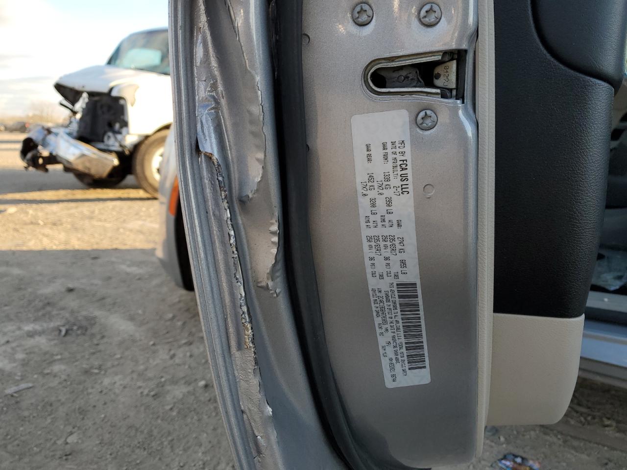 2017 Chrysler Pacifica VIN 2C4RC1BG6HR703053 Copart auction photo, side damage thumbnail 13