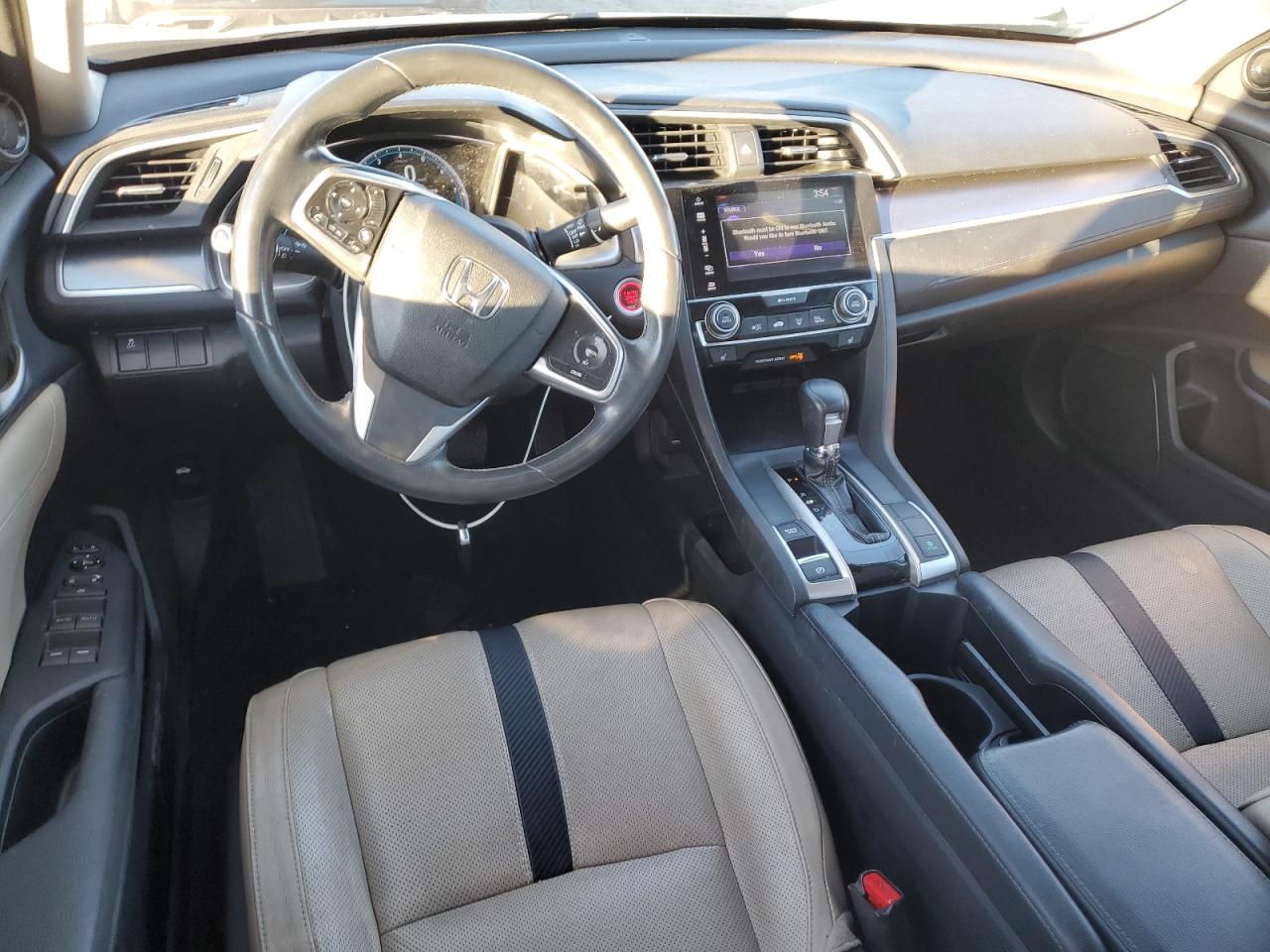 2016 Honda Civic VIN 19XFC1F76GE011971 Copart auction photo, side damage thumbnail 8