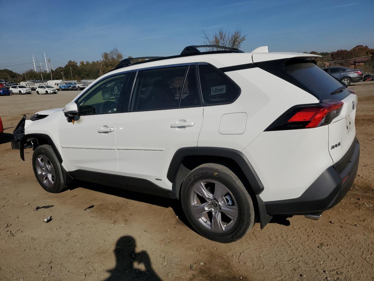 2024 Toyota RAV 4 VIN JTMRWRFV9RD214326 Copart auction photo, front end / side damage thumbnail 2