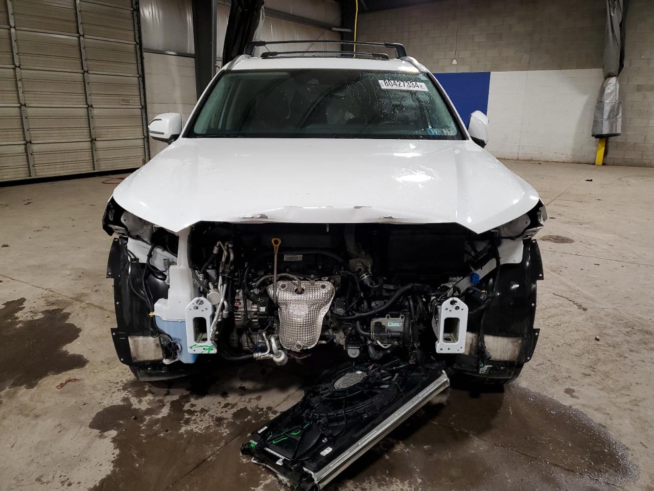 2022 Hyundai Palisade VIN KM8R24HE1NU387355 Copart auction photo, all over damage thumbnail 5