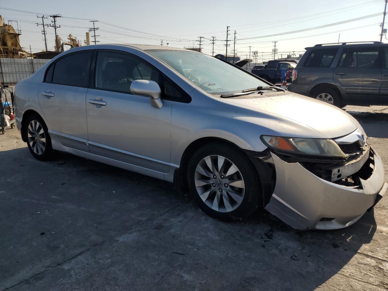 2010 Honda Civic VIN 2HGFA1F91AH555525 Copart auction photo, front end damage thumbnail 4