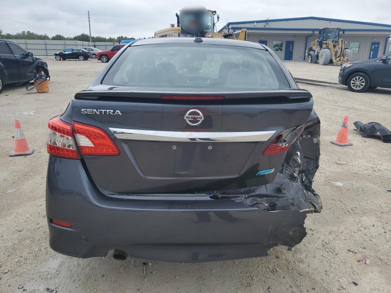 2013 Nissan Sentra VIN 3N1AB7AP9DL663274 Copart auction photo, rear end damage thumbnail 6