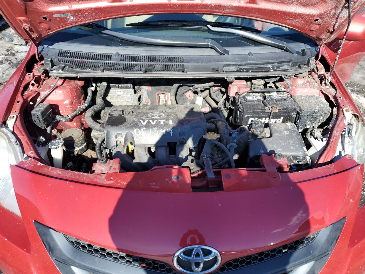 2007 Toyota Yaris VIN JTDBT923471016881 Copart auction photo, front end damage thumbnail 11