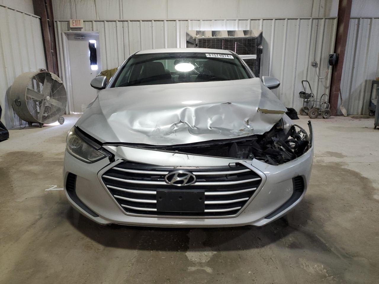 2017 Hyundai Elantra VIN 5NPD74LF4HH154102 Copart auction photo, front end / mechanical damage thumbnail 5