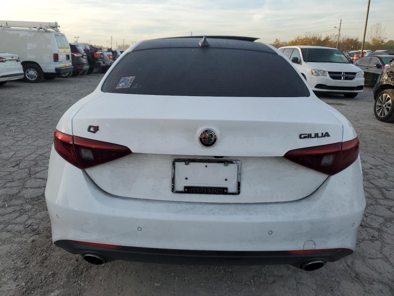 2021 Alfa Romeo Giulia VIN ZARFANBN6M7643954 Copart auction photo, front end / minor dent/scratches damage thumbnail 6