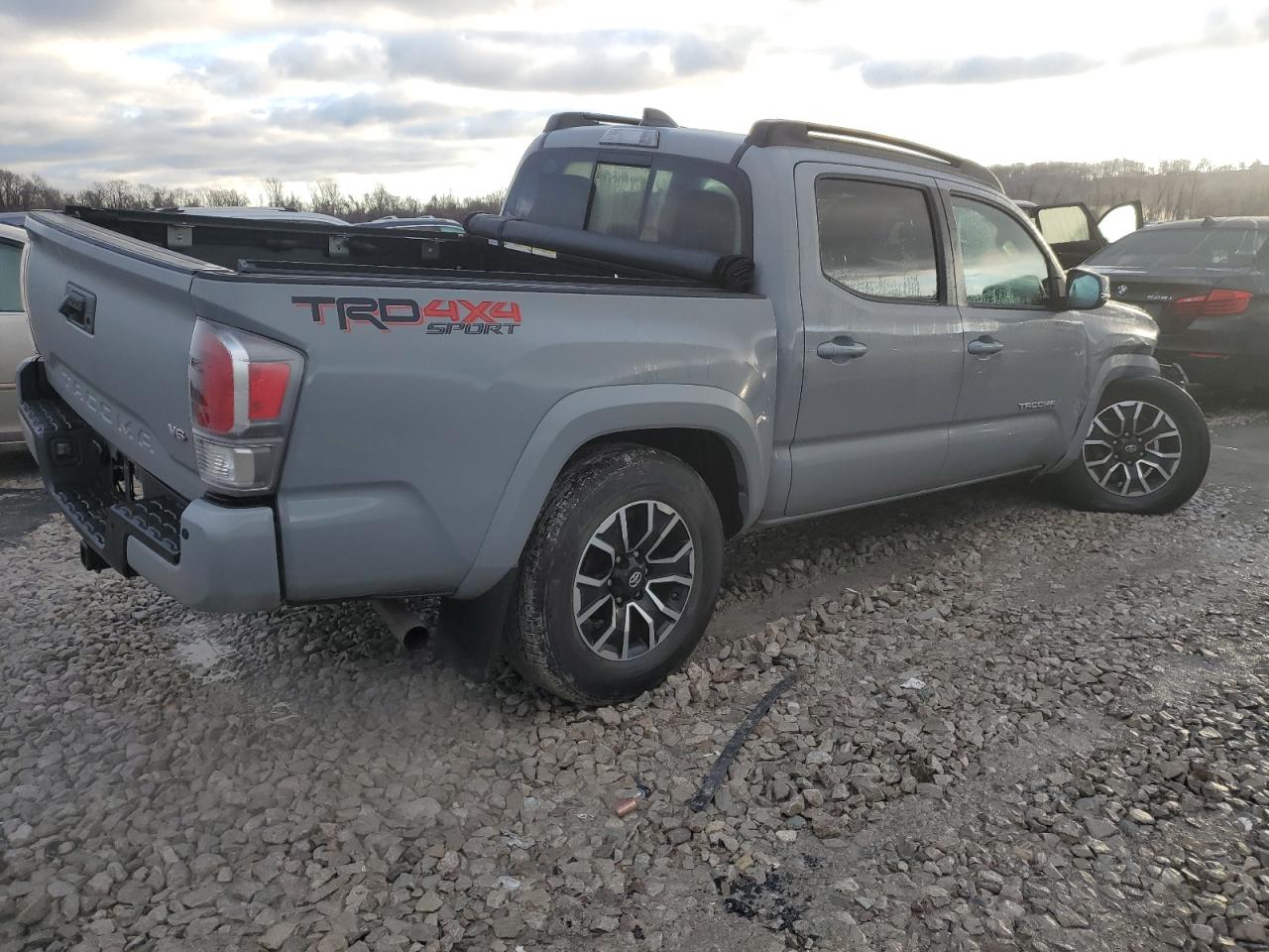 2020 Toyota Tacoma VIN 3TMCZ5AN7LM358711 Copart auction photo, front end / undercarriage damage thumbnail 3