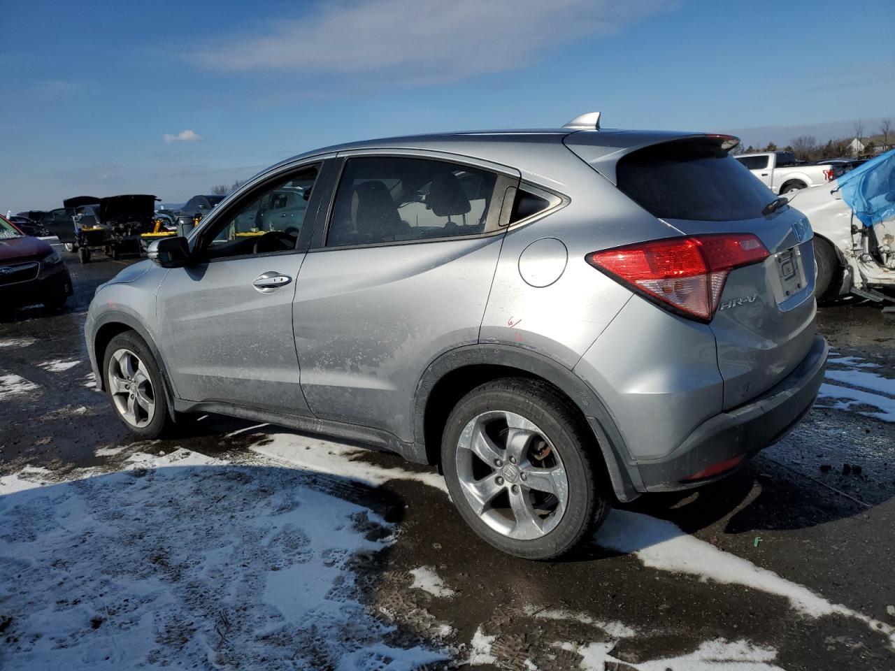 2017 Honda HR-V VIN 3CZRU6H51HG706670 Copart auction photo, side damage thumbnail 2