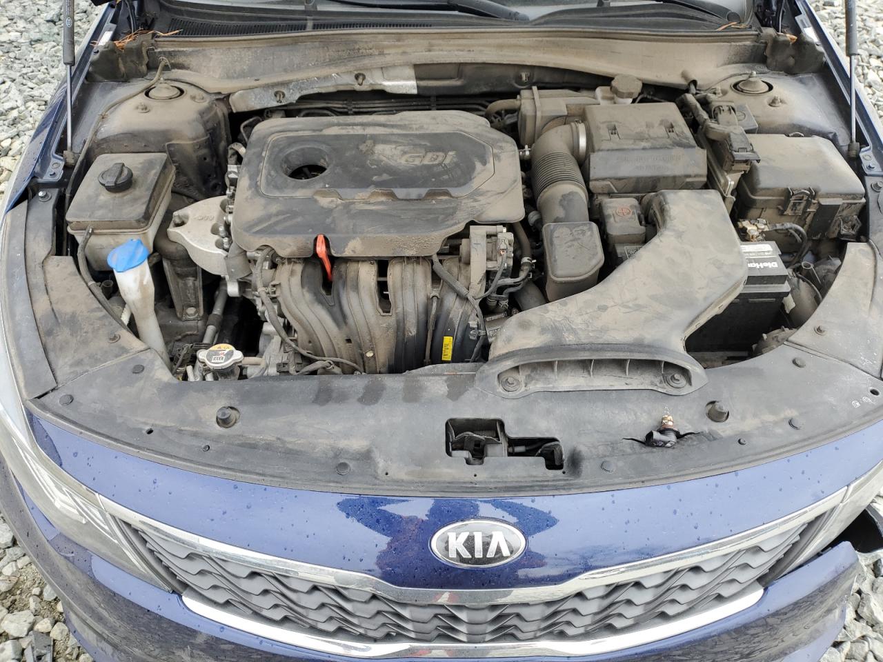 2020 KIA Optima VIN 5XXGT4L39LG396015 Copart auction photo, front end / side damage thumbnail 11