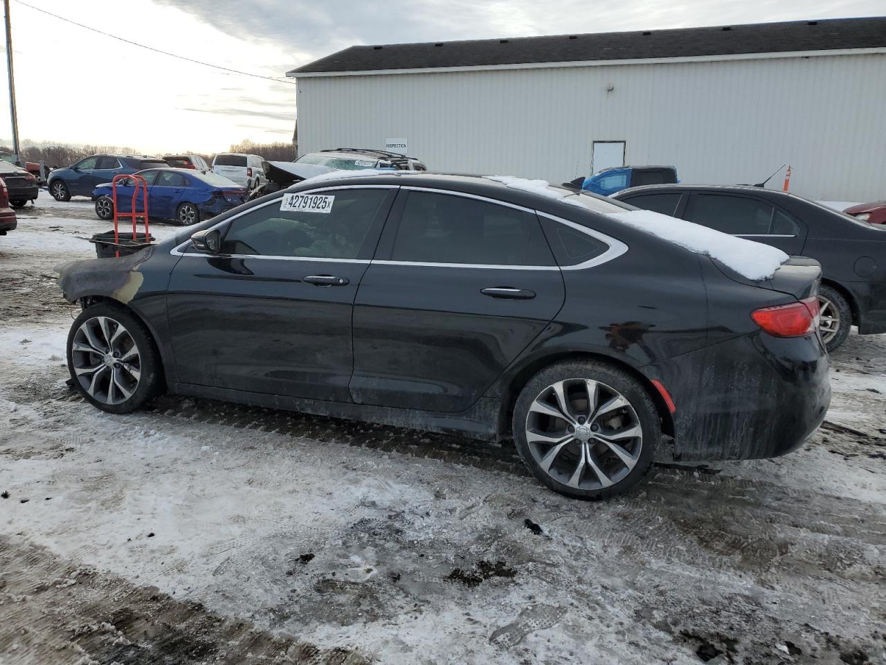 2015 Chrysler 200 VIN 1C3CCCCB8FN526542 Copart auction photo, burn damage thumbnail 2