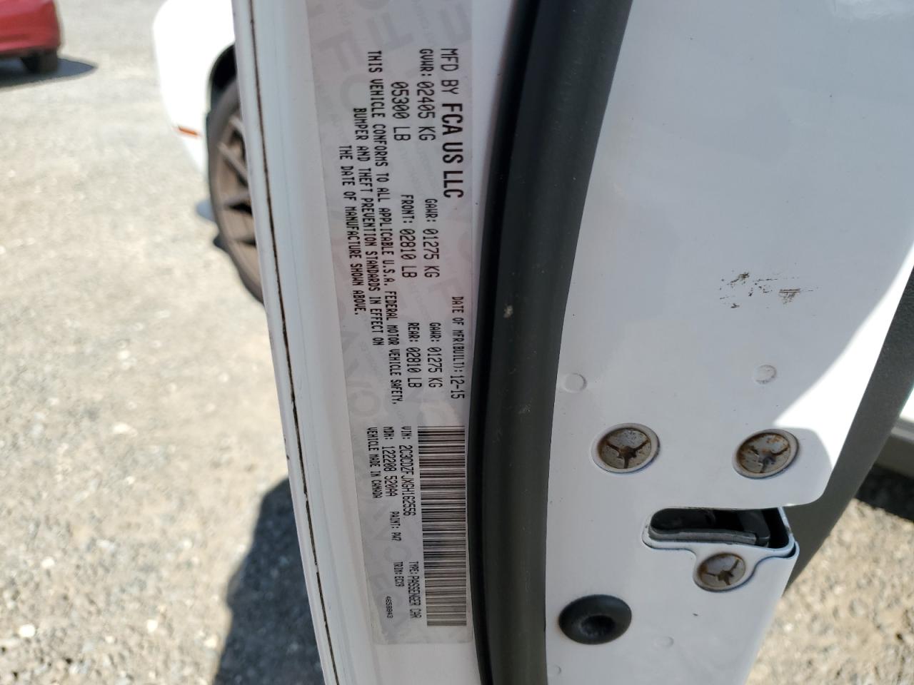 2016 Dodge Challenger VIN 2C3CDZFJXGH162556 Copart auction photo, water/flood / undercarriage damage thumbnail 13
