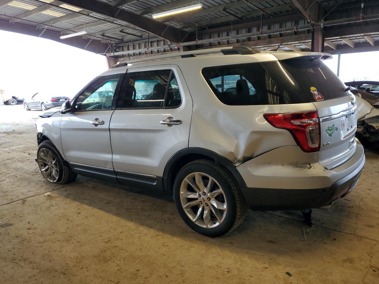 2014 Ford Explorer VIN 1FM5K7D8XEGB19306 Copart auction photo, front end / rear end damage thumbnail 2