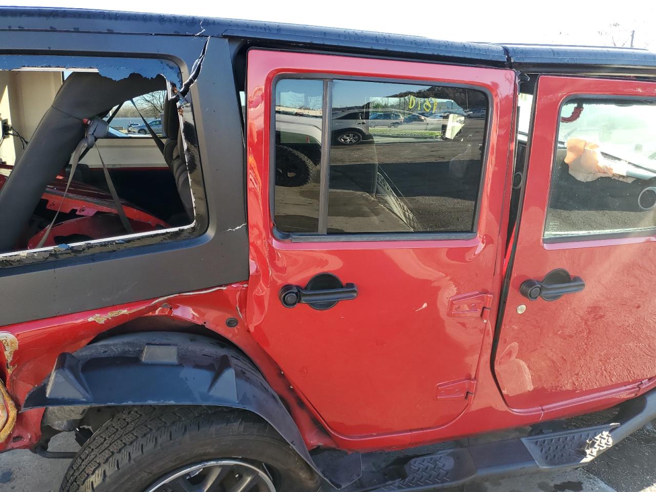 2010 Jeep Wrangler VIN 1J4BA5H12AL167115 Copart auction photo, all over damage thumbnail 10