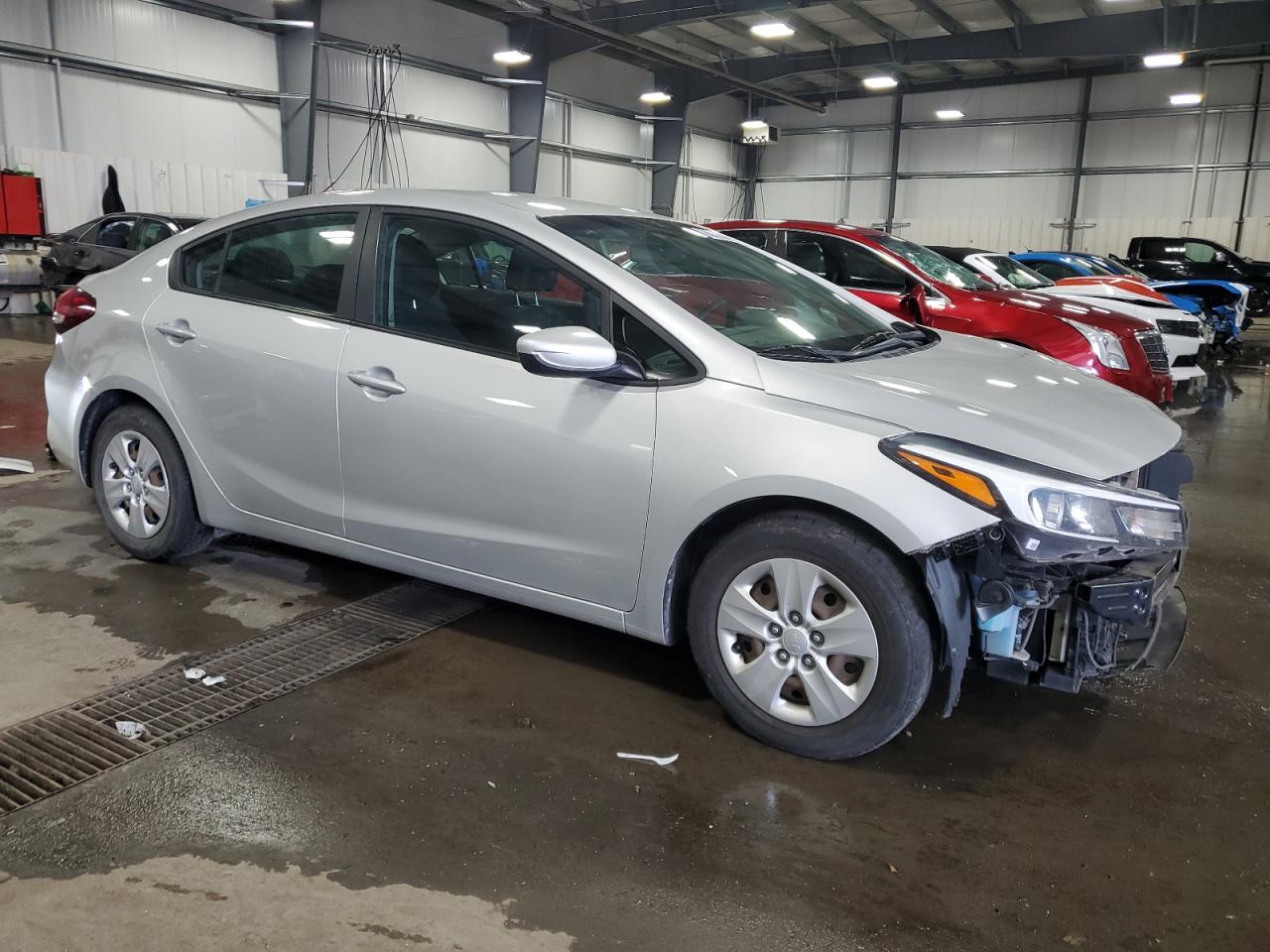 2017 KIA Forte VIN 3KPFL4A73HE113397 Copart auction photo, front end damage thumbnail 4