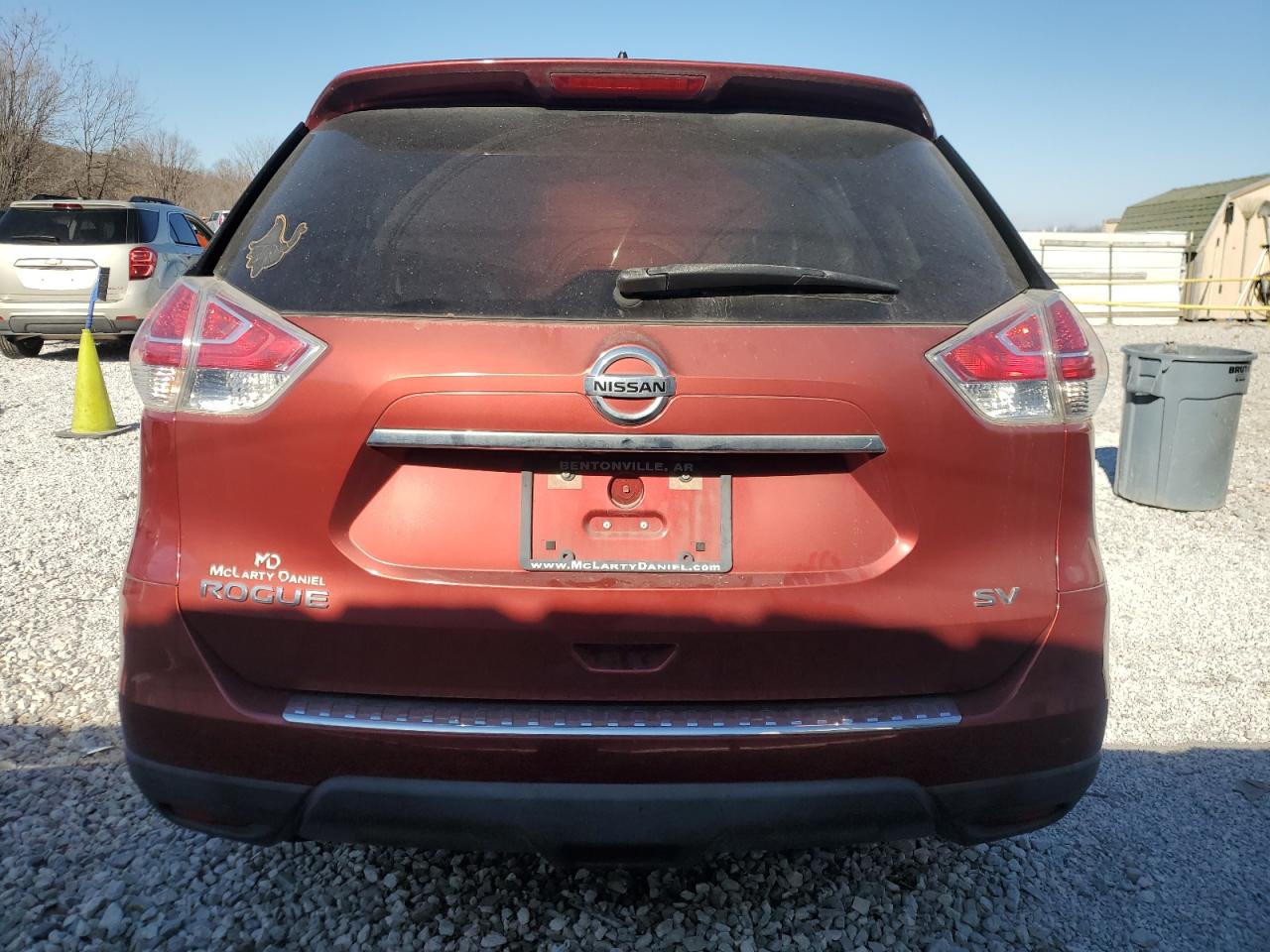 2016 Nissan Rogue VIN KNMAT2MT8GP638168 Copart auction photo, front end damage thumbnail 6