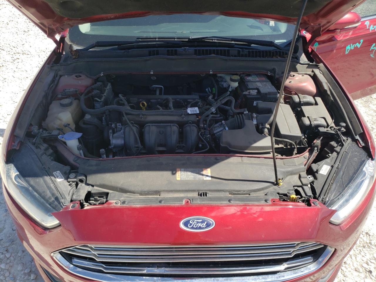 2016 Ford Fusion VIN 3FA6P0H75GR268498 Copart auction photo, side damage thumbnail 11