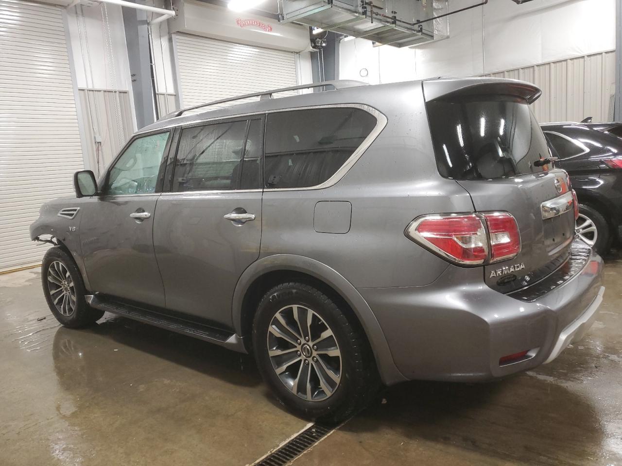 2018 Nissan Armada VIN JN8AY2NC1J9557206 Copart auction photo, front end damage thumbnail 2