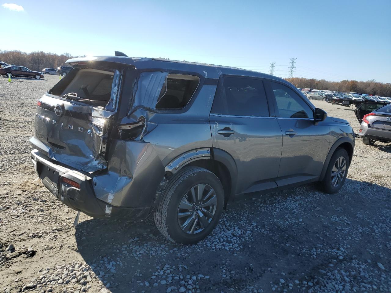 2024 Nissan Pathfinder VIN 5N1DR3AC1RC251201 Copart auction photo, rear end damage thumbnail 3