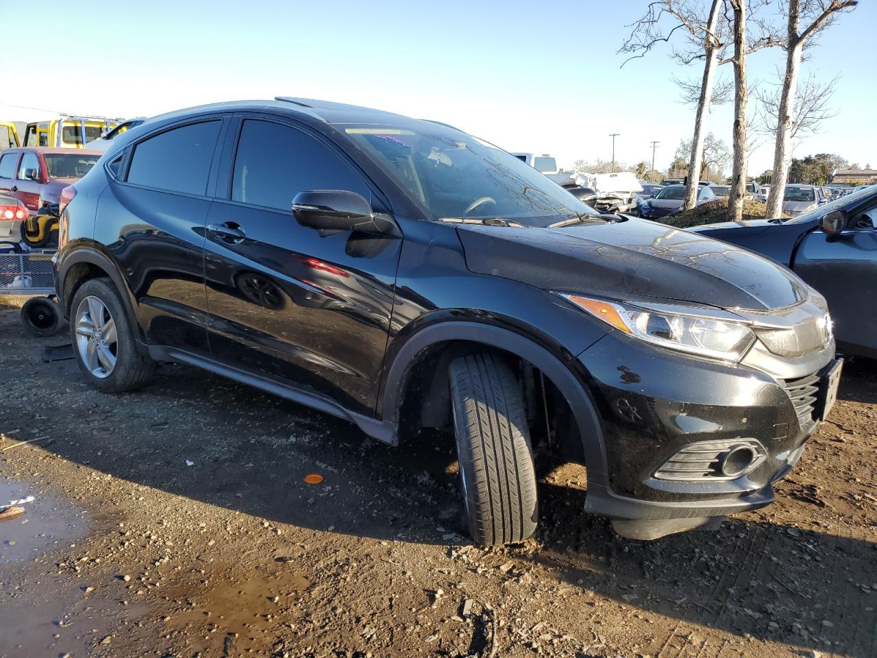 2019 Honda HR-V VIN 3CZRU6H55KM709287 Copart auction photo, undercarriage damage thumbnail 4