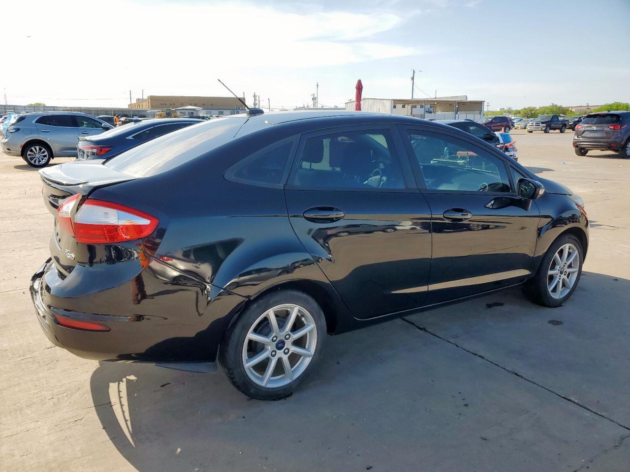 2016 Ford Fiesta VIN 3FADP4BJ9GM119740 Copart auction photo, rear end damage thumbnail 3