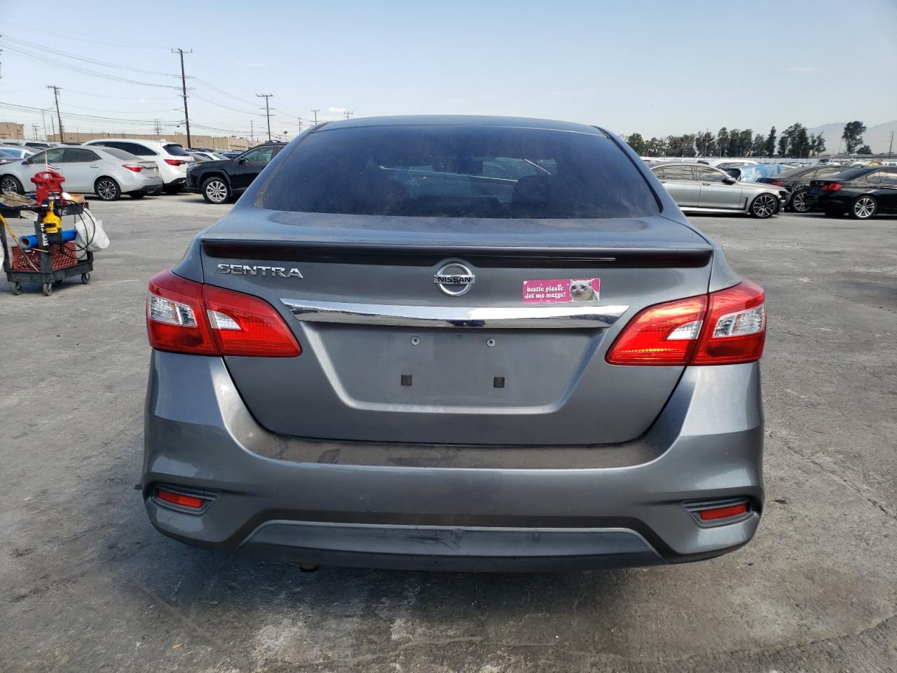 2017 Nissan Sentra VIN 3N1AB7AP1HY362829 Copart auction photo, front end damage thumbnail 6