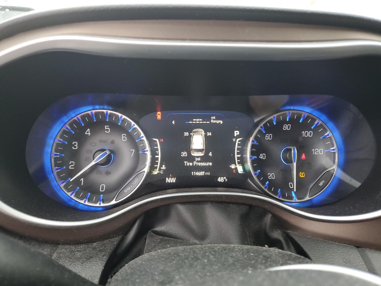2018 Chrysler Pacifica VIN 2C4RC1EG3JR106444 Copart auction photo, side damage thumbnail 9