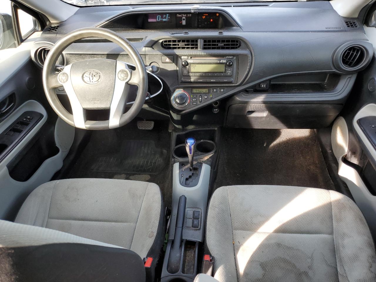 2014 Toyota Prius VIN JTDKDTB32E1068033 Copart auction photo, all over damage thumbnail 8