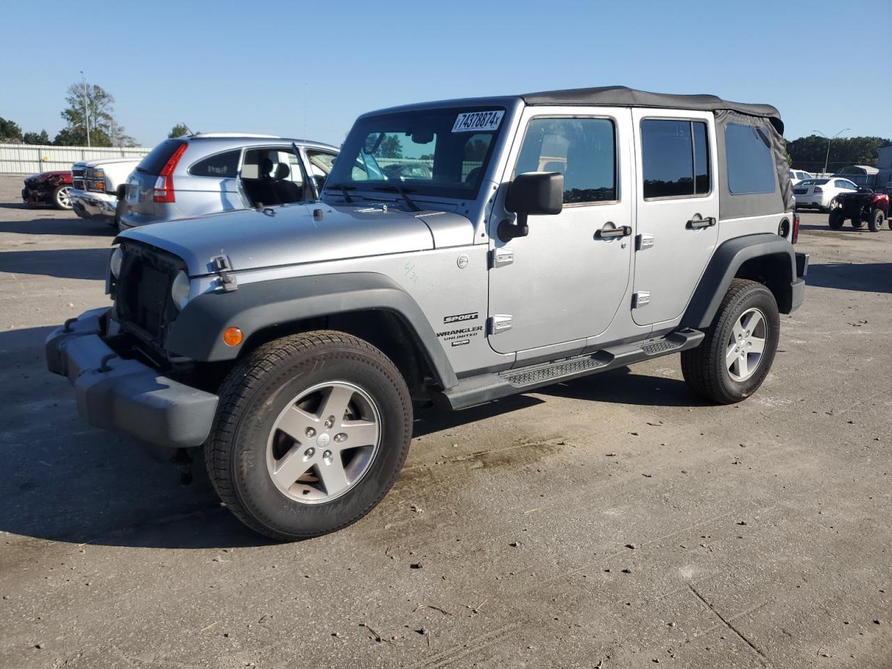 2014 Jeep Wrangler VIN 1C4BJWDG8EL134356