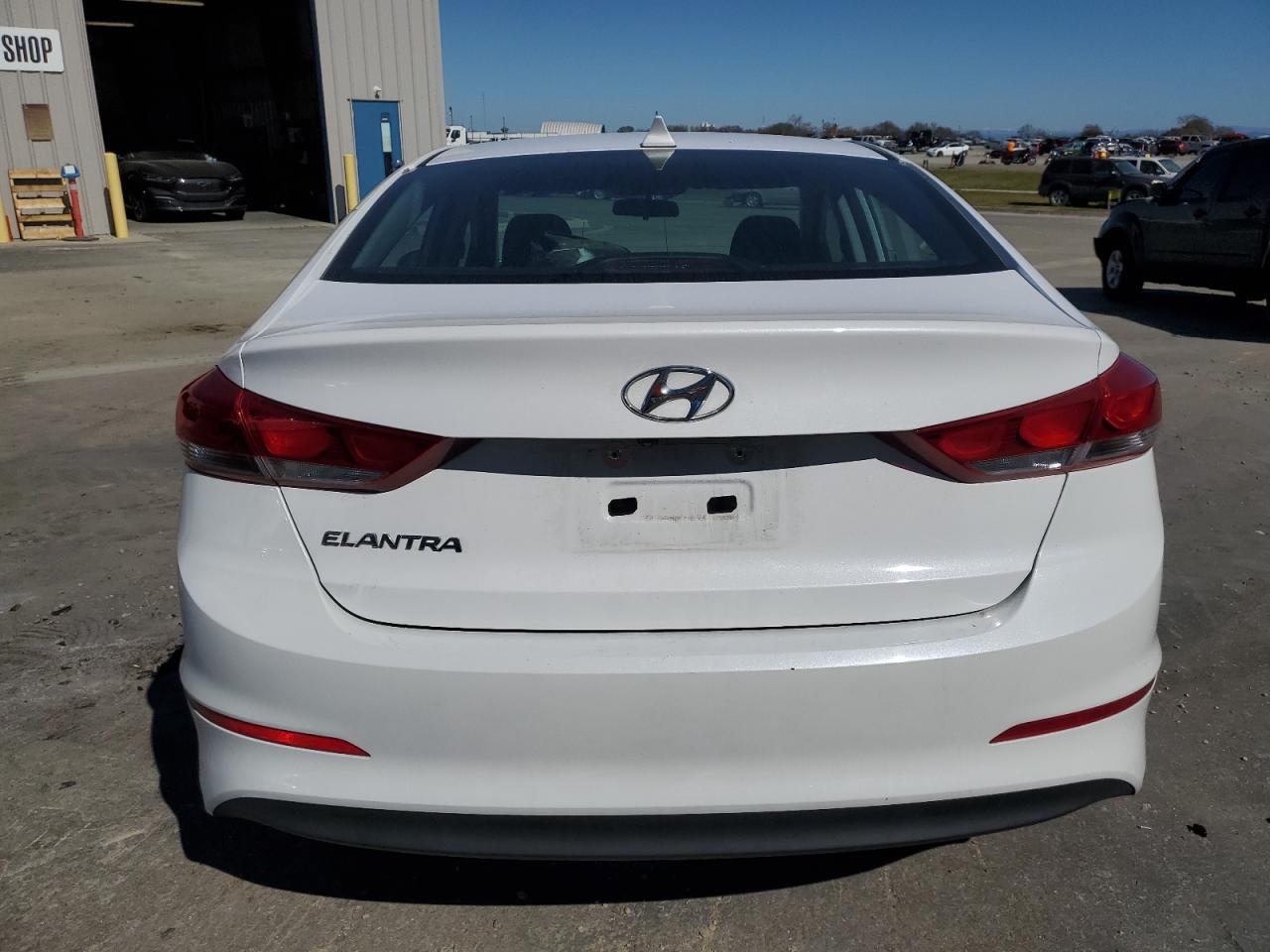 2018 Hyundai Elantra VIN 5NPD84LF5JH378742 Copart auction photo, front end / side damage thumbnail 6