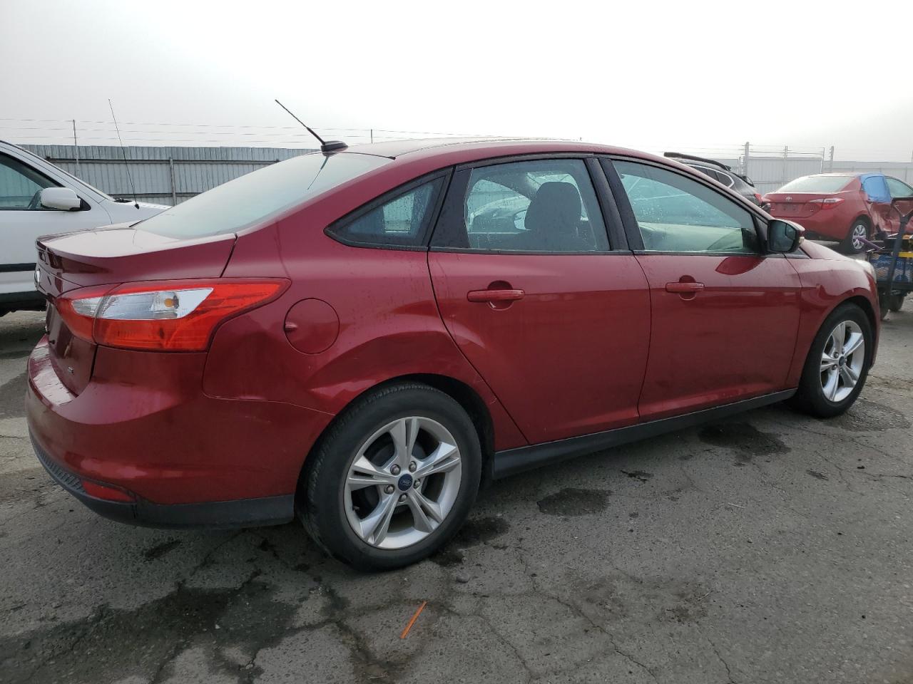 2014 Ford Focus VIN 1FADP3F21EL199529 Copart auction photo, mechanical damage thumbnail 3