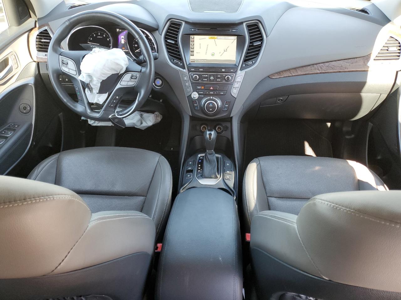 2017 Hyundai Santa Fe VIN KM8SR4HF0HU243502 Copart auction photo, front end damage thumbnail 8