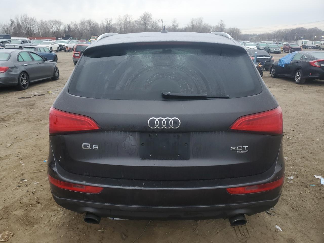 2014 Audi Q5 VIN WA1CFAFP8EA003570 Copart auction photo, front end damage thumbnail 6