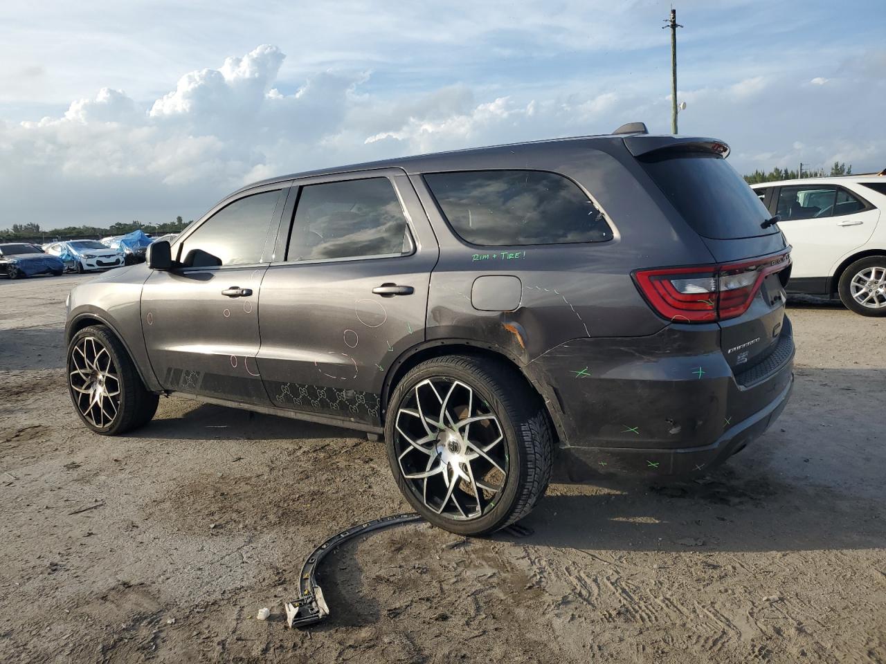 2017 Dodge Durango VIN 1C4RDHDG9HC703060 Copart auction photo, rear end damage thumbnail 2