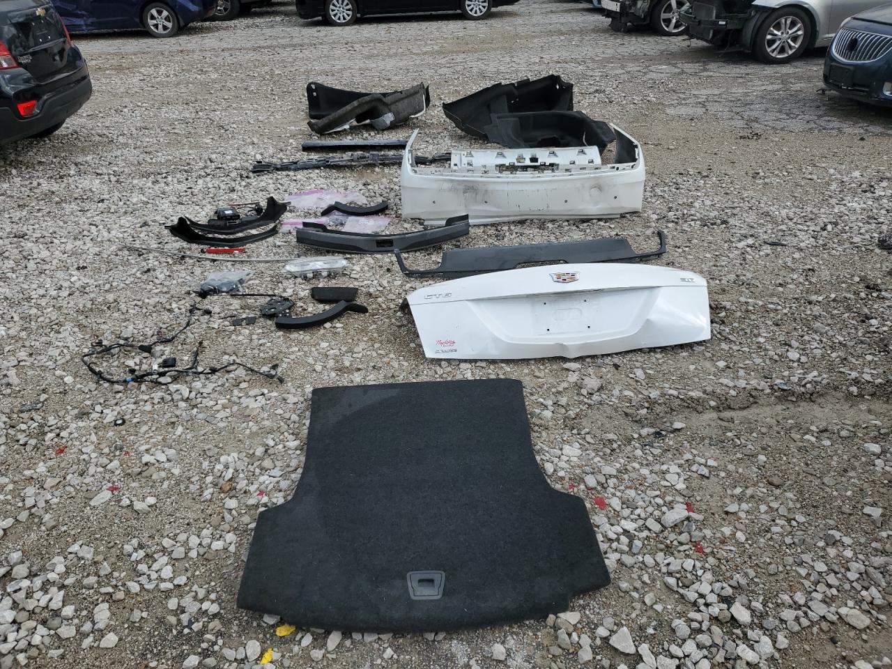 2017 Cadillac CT6 VIN 1G6KD5RS3HU147953 Copart auction photo, rear end damage thumbnail 14