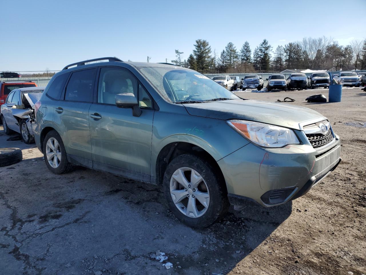 2016 Subaru Forester VIN JF2SJADC9GH449559 Copart auction photo, side / rear end damage thumbnail 4
