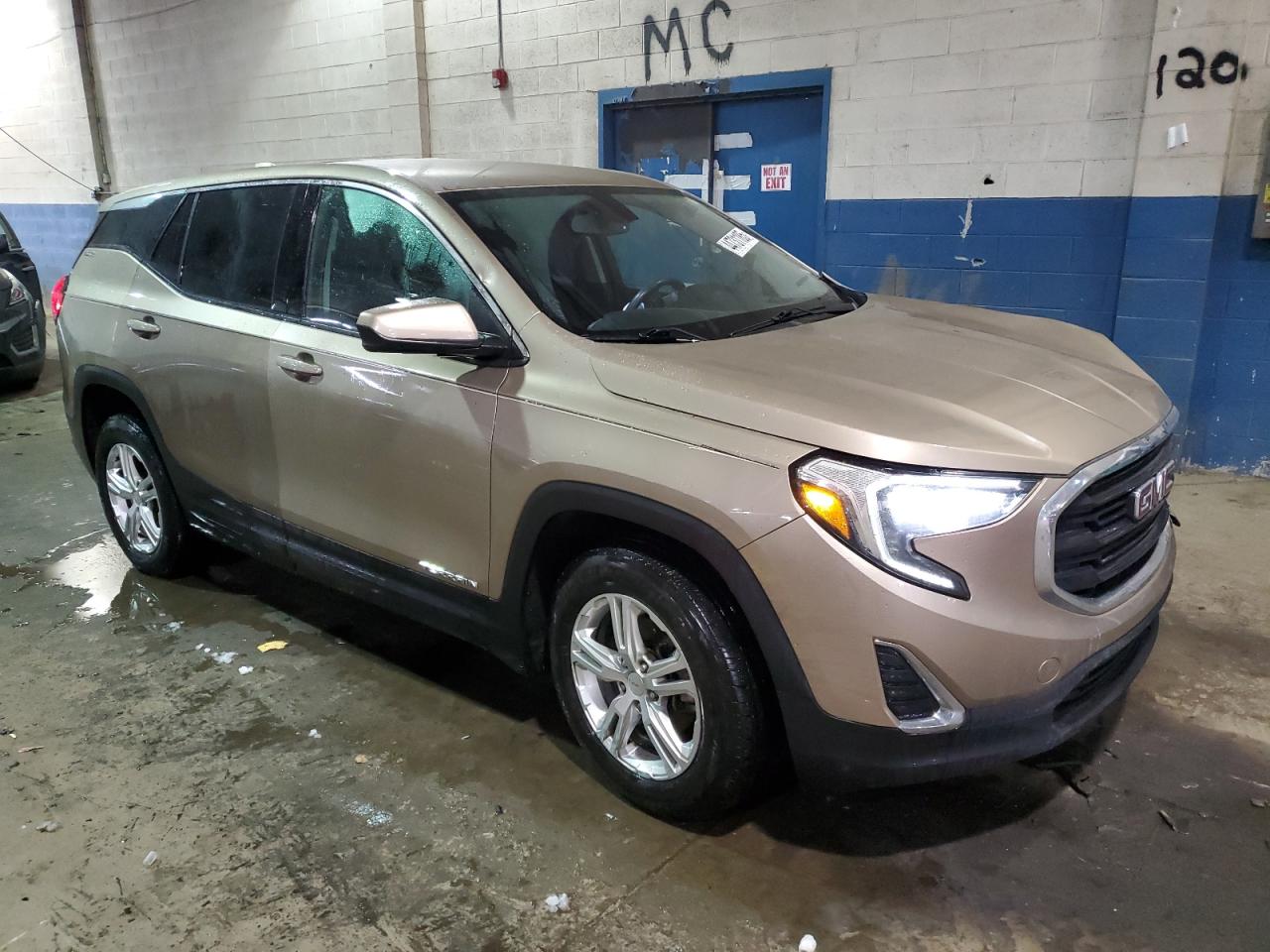 2018 GMC Terrain VIN 3GKALMEV1JL277031 Copart auction photo, front end / rear end damage thumbnail 4