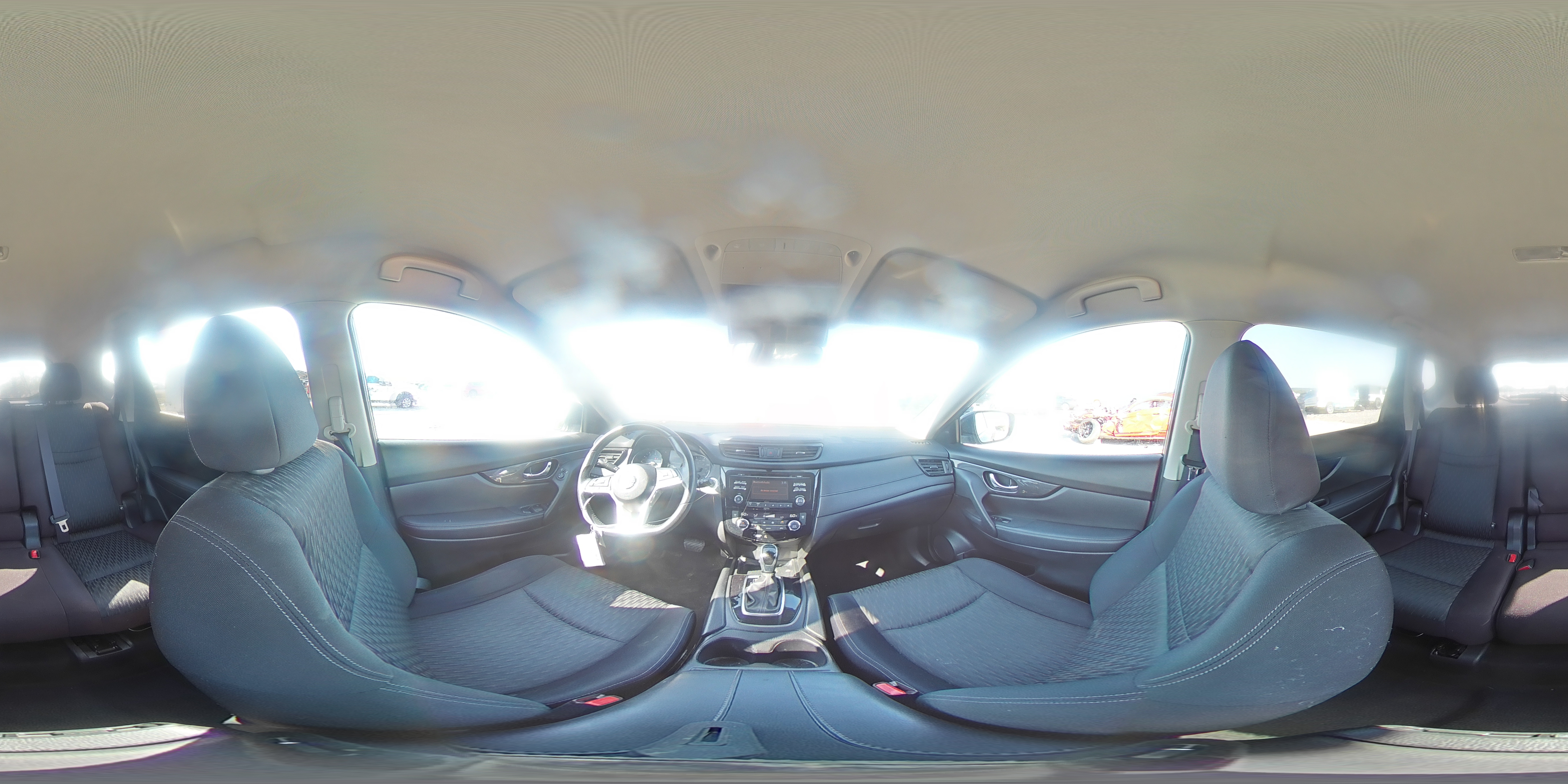 2017 Nissan Rogue VIN JN8AT2MT1HW381933 Copart auction photo, side damage thumbnail 15
