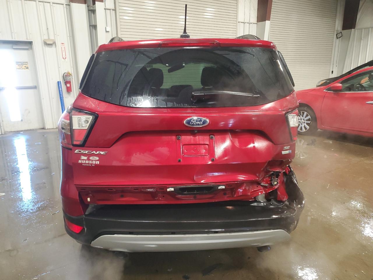 2018 Ford Escape VIN 1FMCU9GD6JUB40641 Copart auction photo, rear end damage thumbnail 6