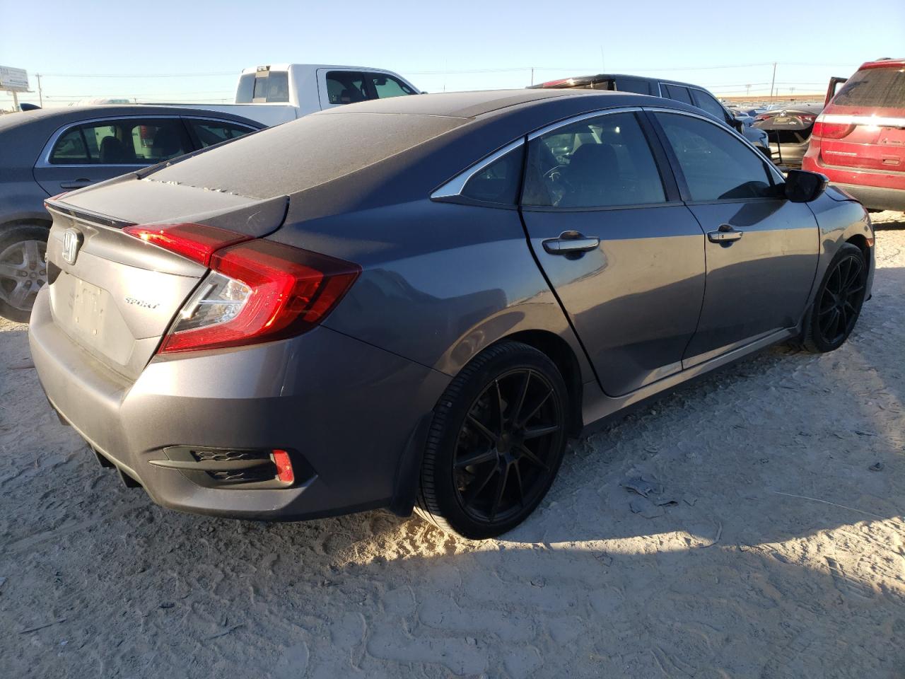 2020 Honda Civic VIN 2HGFC2F85LH589784 Copart auction photo, front end / all over damage thumbnail 3