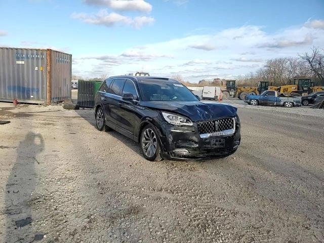 2020 Lincoln Aviator VIN 5LMYJ8XY5LGL33874 Copart auction photo, front end / side damage thumbnail 14