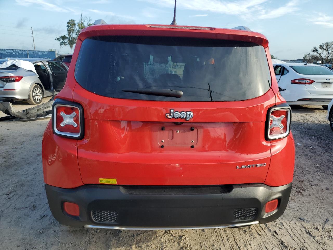 2016 Jeep Renegade VIN ZACCJADT7GPC90732 Copart auction photo, front end / side damage thumbnail 6