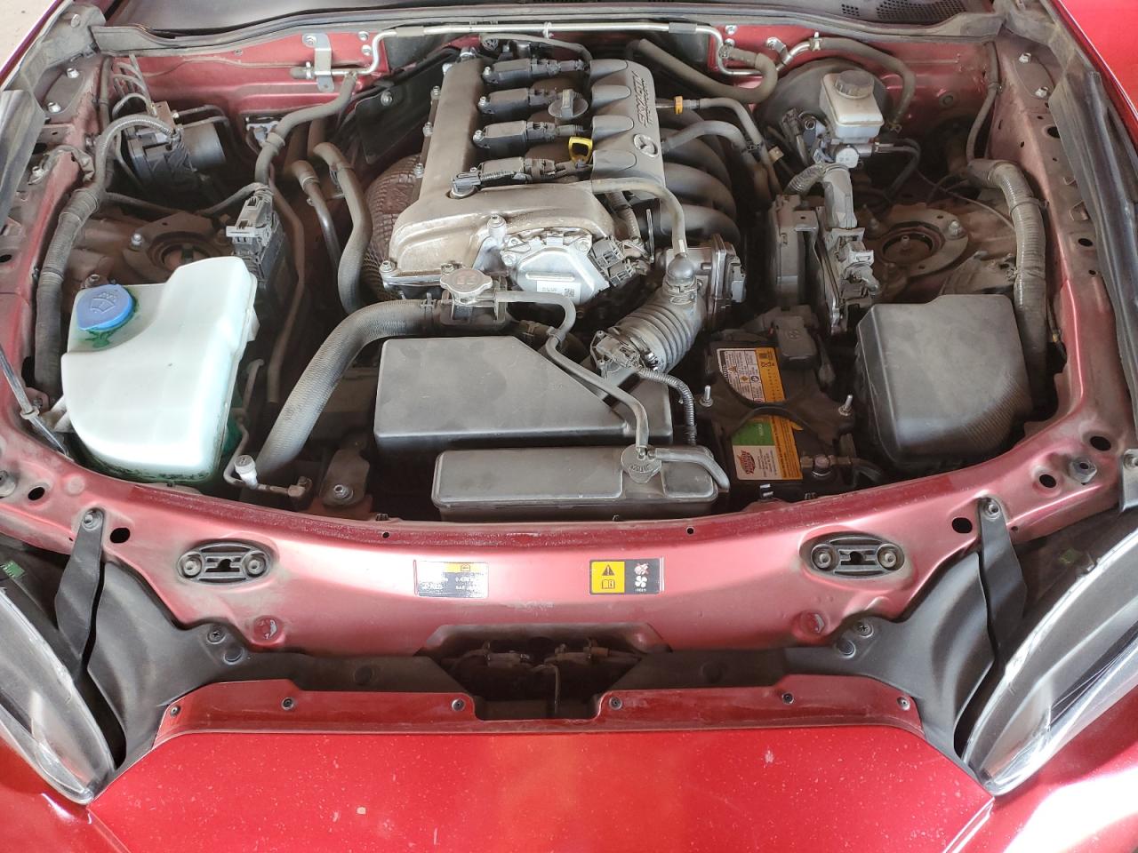 2016 Mazda MX-5 VIN JM1NDAD78G0101045 Copart auction photo, rear end damage thumbnail 11
