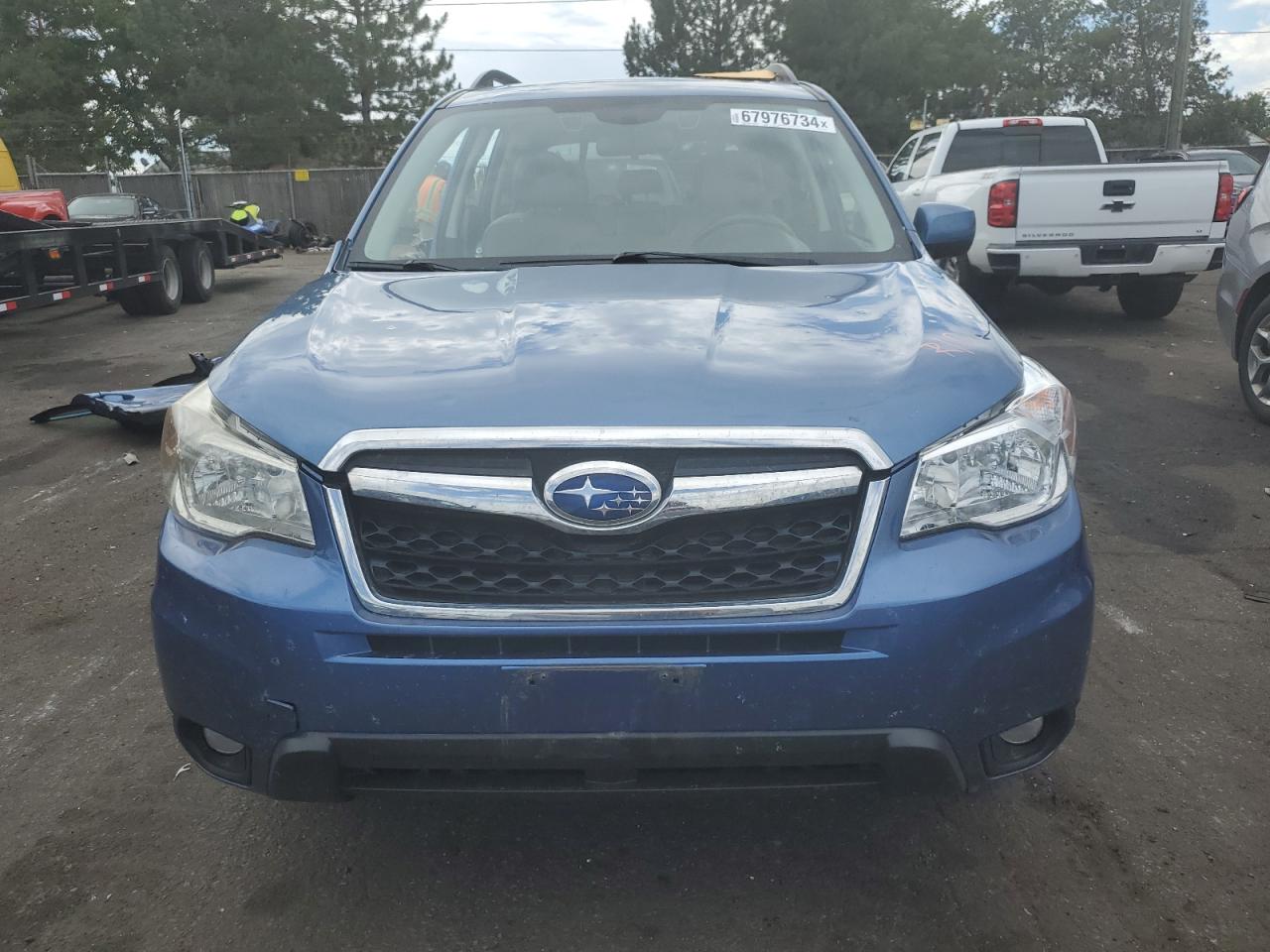 2015 Subaru Forester VIN JF2SJARC1FH528103 Copart auction photo, side / hail damage thumbnail 5