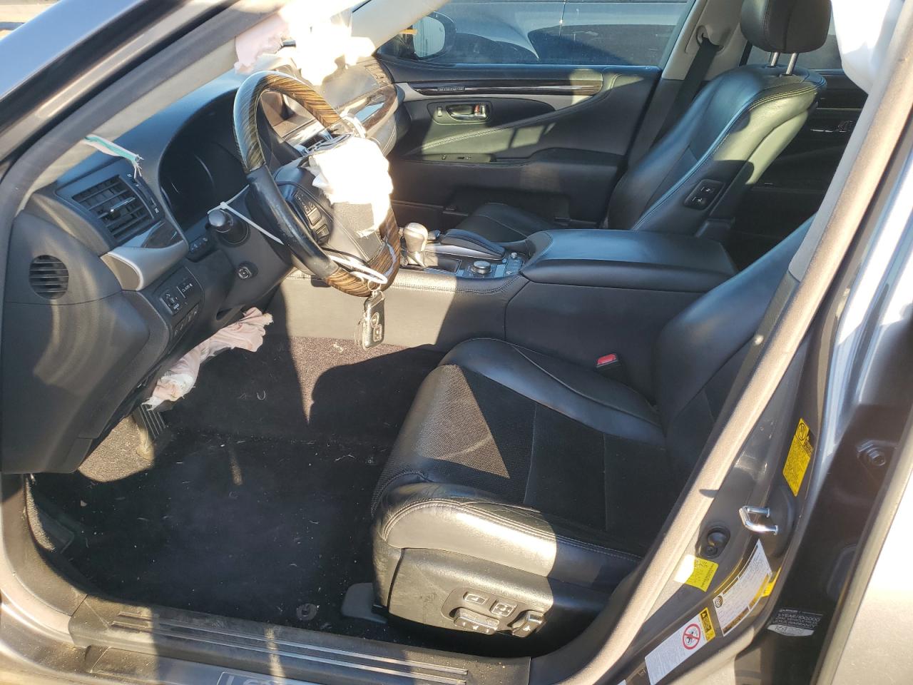 2013 Lexus LS VIN JTHBL1EF6D5116748 Copart auction photo, front end damage thumbnail 7