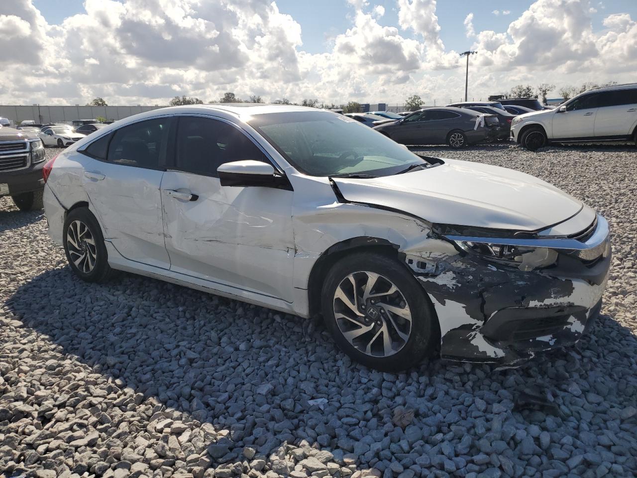 2016 Honda Civic VIN 19XFC2F75GE007500 Copart auction photo, all over damage thumbnail 4
