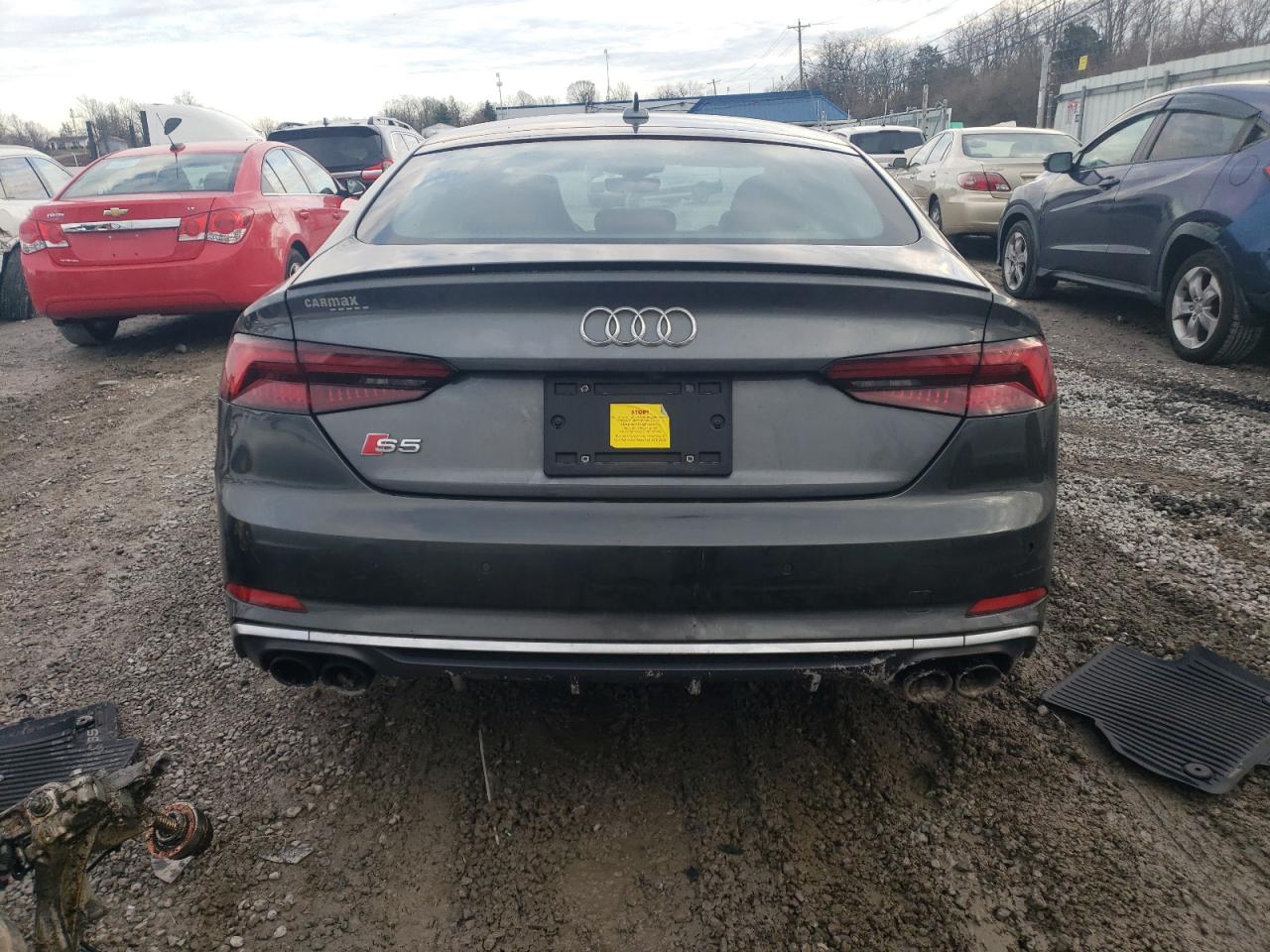2018 Audi RS5 VIN WAUC4CF58JA040664 Copart auction photo, all over / front end damage thumbnail 6