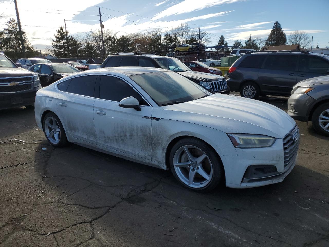 2018 Audi A5 VIN WAUFNCF50JA011430 Copart auction photo, all over damage thumbnail 4