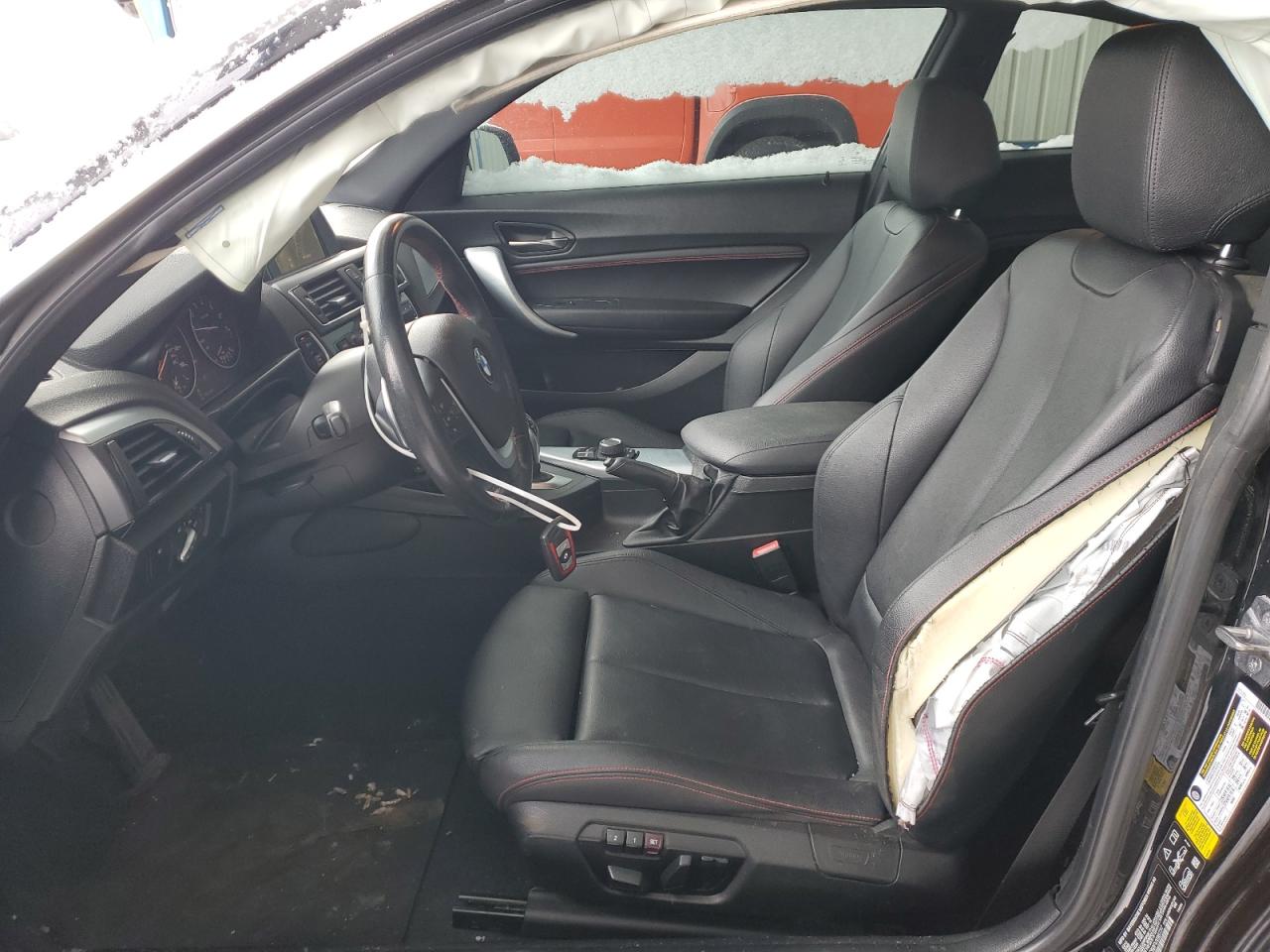 2015 BMW 2er VIN WBA1G9C50FVX96737 Copart auction photo, side damage thumbnail 7
