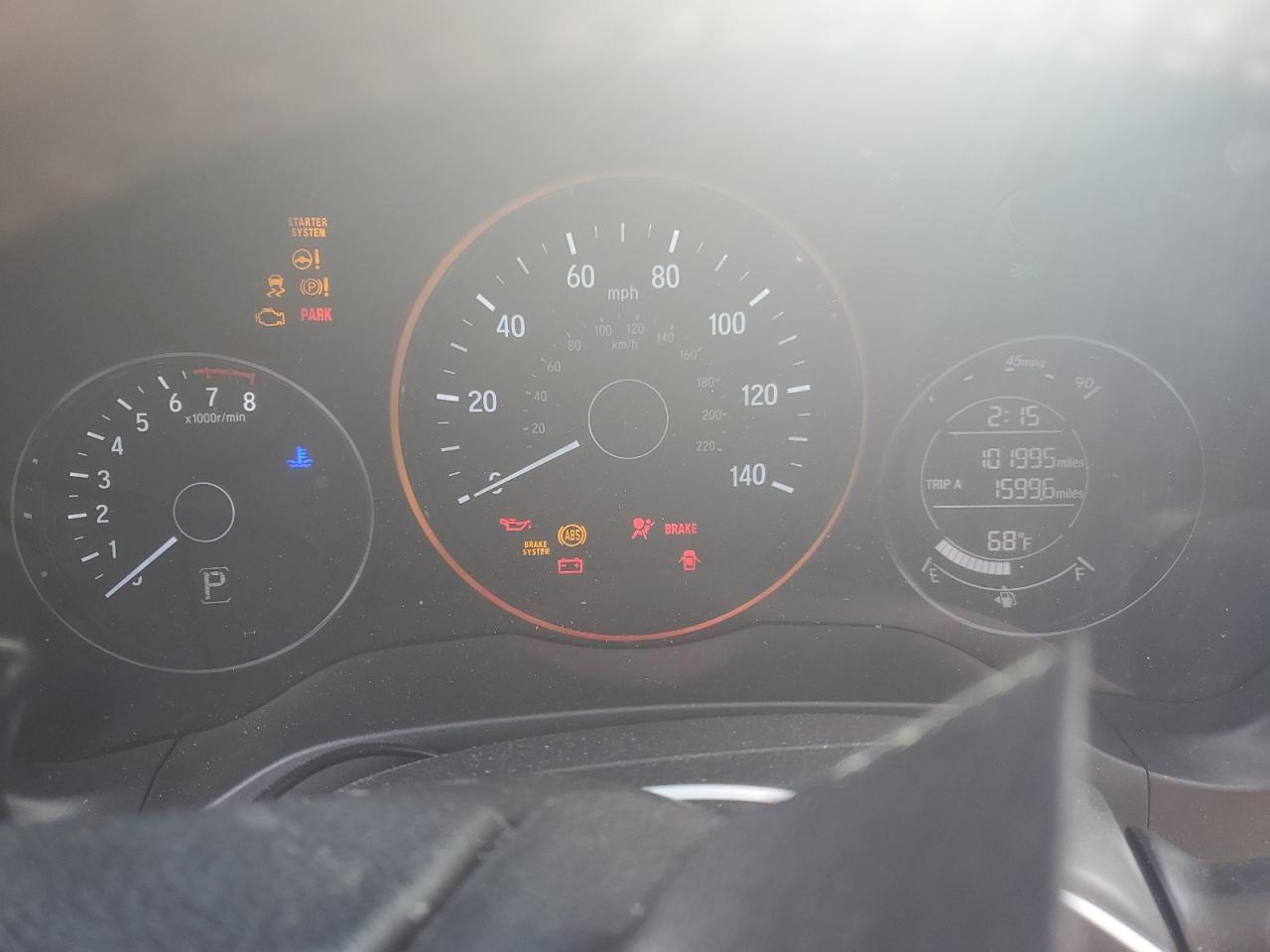 2018 Honda HR-V VIN 3CZRU5H71JM707689 Copart auction photo, front end damage thumbnail 9